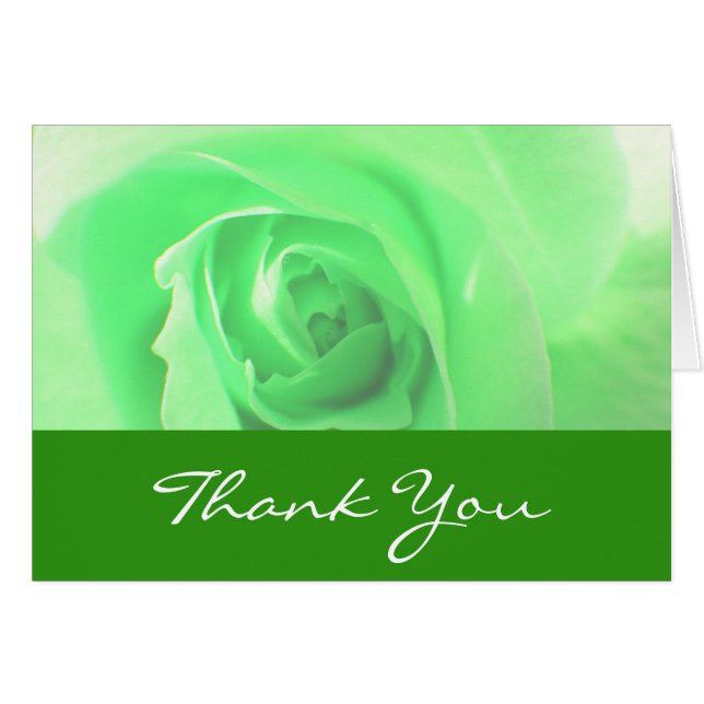 Cartão Obrigado, casamento, rosa (Frente Horizontal)