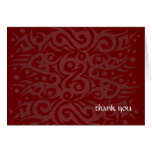 OBRIGADO DESIGN TRIBAL Bat Mitzvah Bar-You Card
