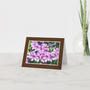 CARTÃO OBRIGADO /FLORAL/REEMBOLSA VIOLETAS/DENTRO VAZIO