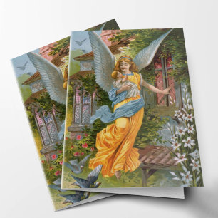 Cartão Obrigado fúnebre você carda o anjo caros 01 de  