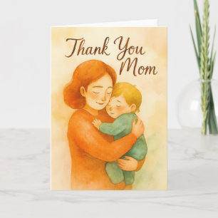 Cartão Obrigado Mamãe – Água-forte Dia das Mães