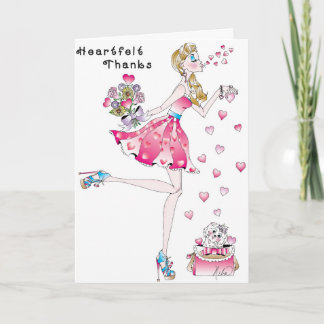 Cartão Obrigado notar