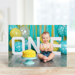 Cartão Obrigado pela Foto de Aniversário Personalizada pa