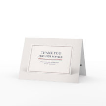 Obrigado pelo seu Serviço-Militares Atuais