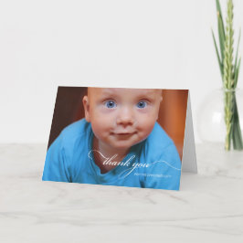 Cartão Obrigado Pelo Texto Branco Do Presente De Natal