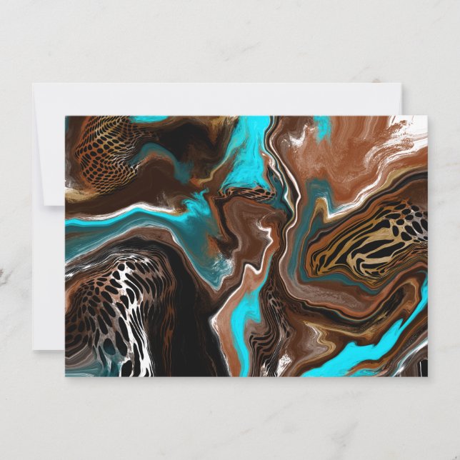 Cartão Obrigado | Placa de Abstrato Bonito (Frente)