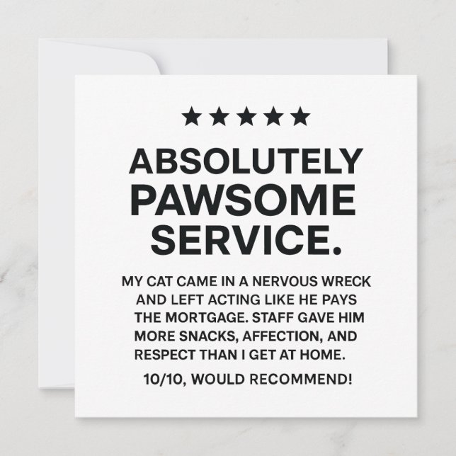 Cartão Obrigado Vet Veterinarian (Frente)