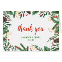 Obrigado Wedding do Natal | da baga das folhas do