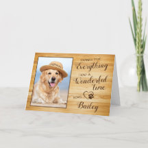Obrigados De Perda De Pet Personalizados Para A Si