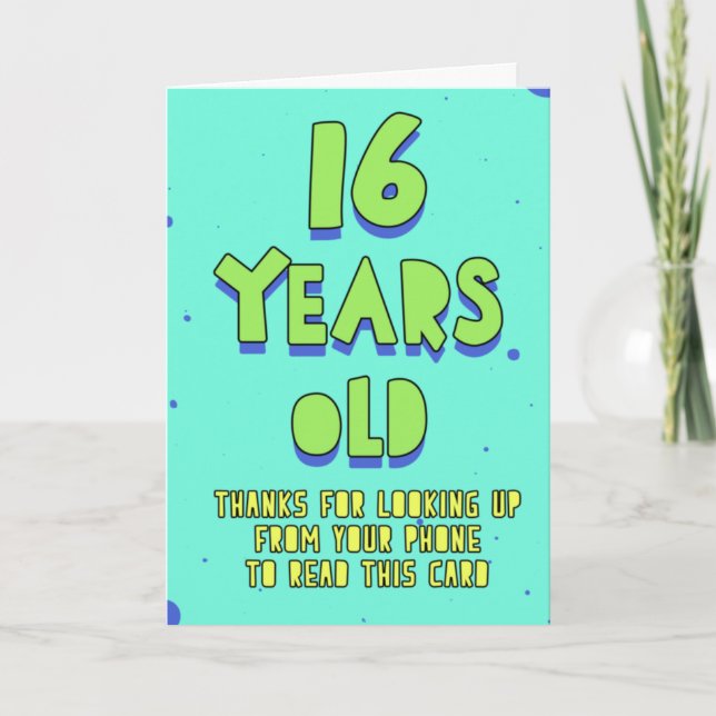 Cartão Obrigados para procurar no telefone para ler isto (Frente)