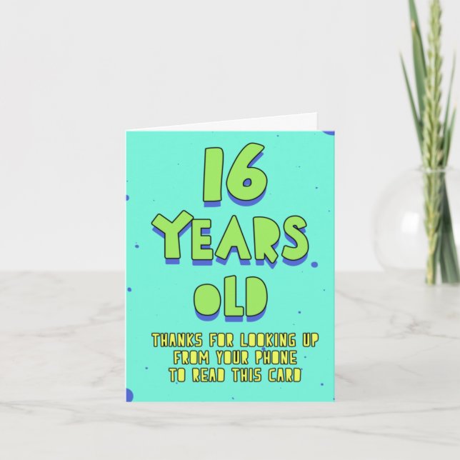 Cartão Obrigados para procurar no telefone para ler isto (Frente)