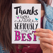 Obrigados que você é o melhor