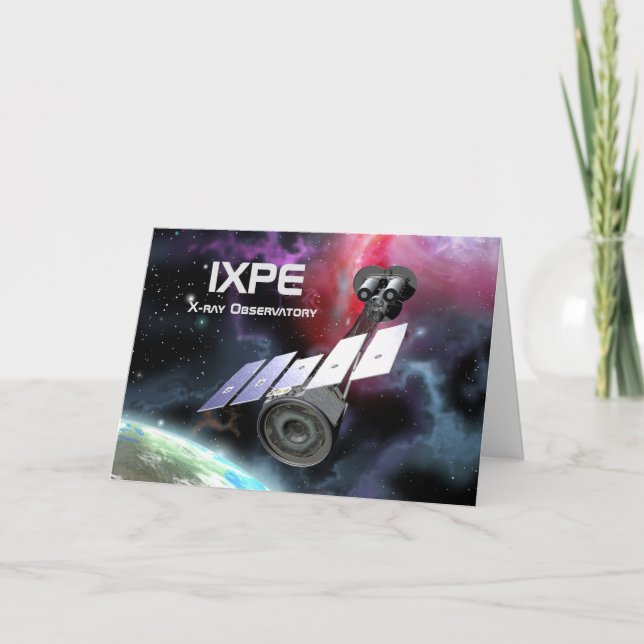 Cartão Observatório de Raios X do IXPE (Frente)
