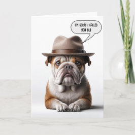 Cartão Obtenção Do Velho Cachorro De Humor De Aniversário