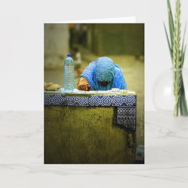 Cartão Obtendo água (Frente)