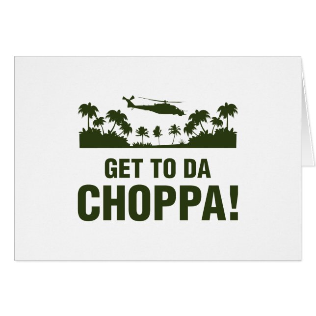 Cartão Obtenha à Dinamarca Choppa (Frente Horizontal)