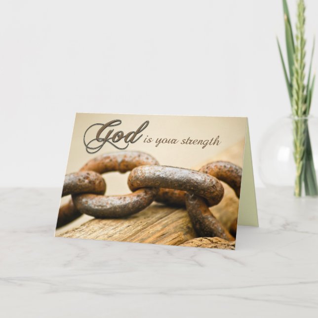 Cartão Obtenha a força boa (Frente)