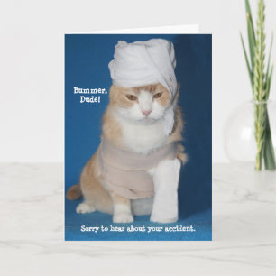 Cartão Obtenha Bem Acidente/Braço Quebrado