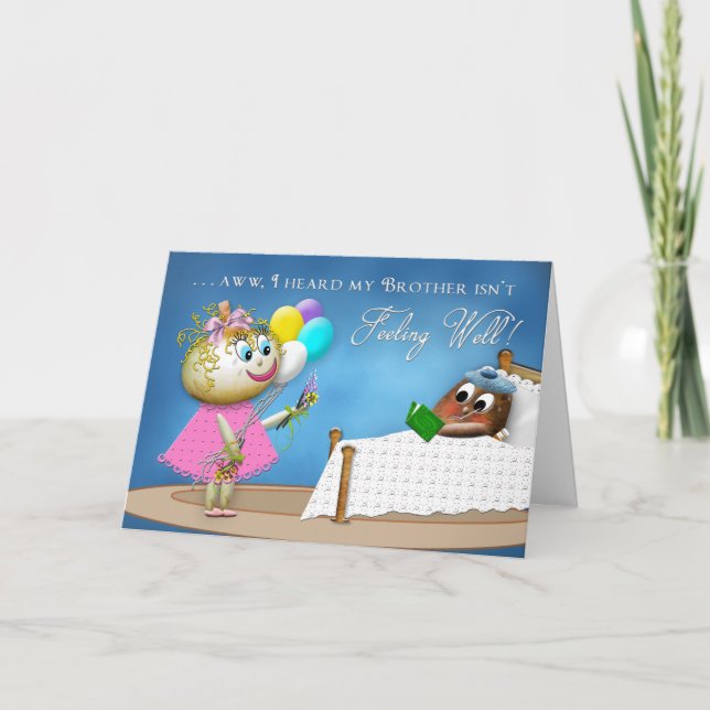 CARTÃO OBTENHA BEM IRMÃO - COLEÇÃO DA FAMÍLIA DE BATATA (Frente)