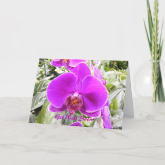 Cartão Obtenha bem logo!