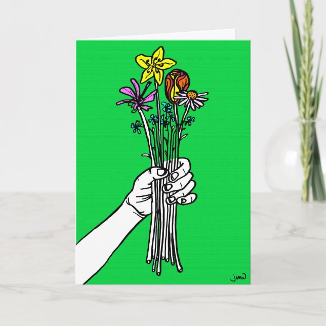 Cartão Obtenha bem logo! (Frente)