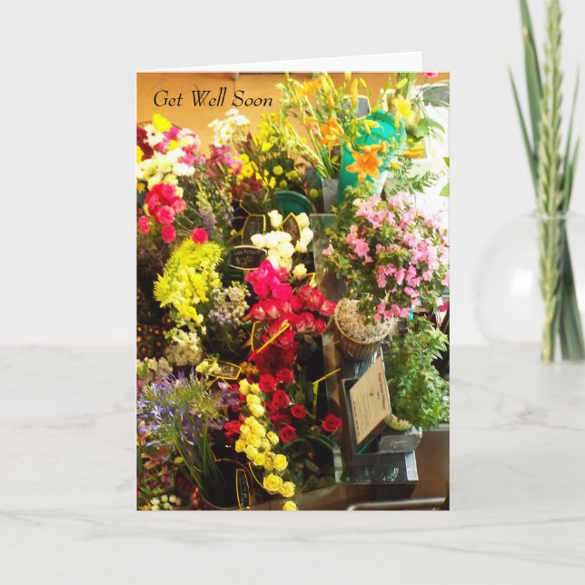 Cartão Obtenha bem logo (Frente)