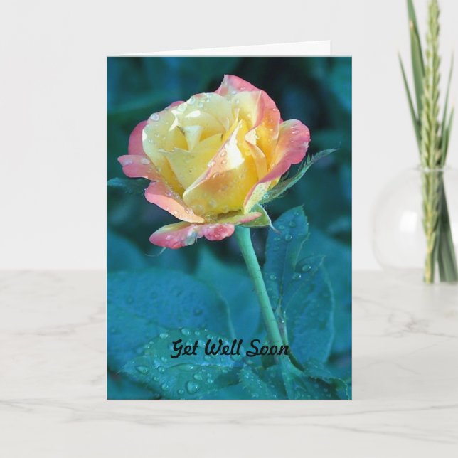 Cartão Obtenha bem logo (Frente)