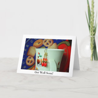 Cartão Obtenha bem logo!