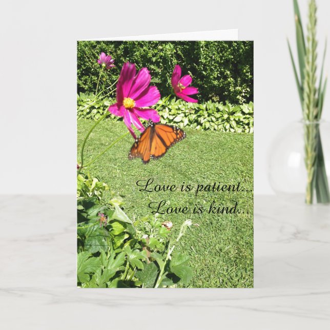 Cartão Obtenha Bem Saudação Card-LoveIsPatient (Frente)