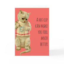 Obtenha o gato bom com chá