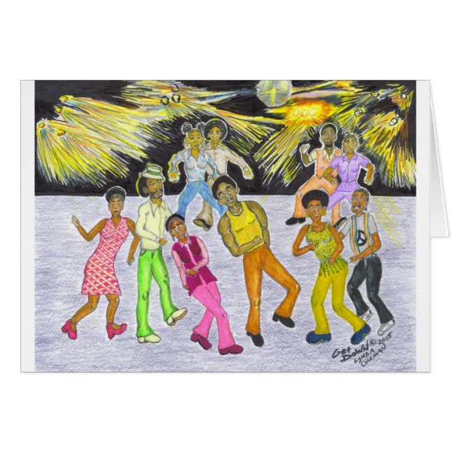 Cartão Obtenha para baixo! (Frente Horizontal)