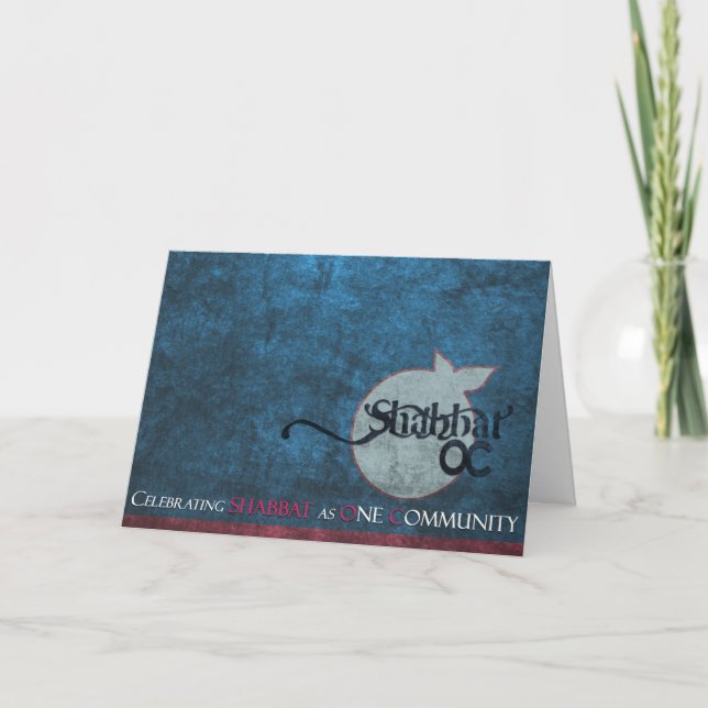 Cartão OC Shabbat (Frente)