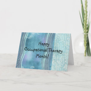 Cartão Occupational Therapy Month Greeting Card