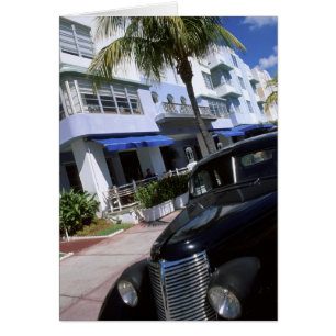 Cartão Ocean Drive, Miami Beach Flórida