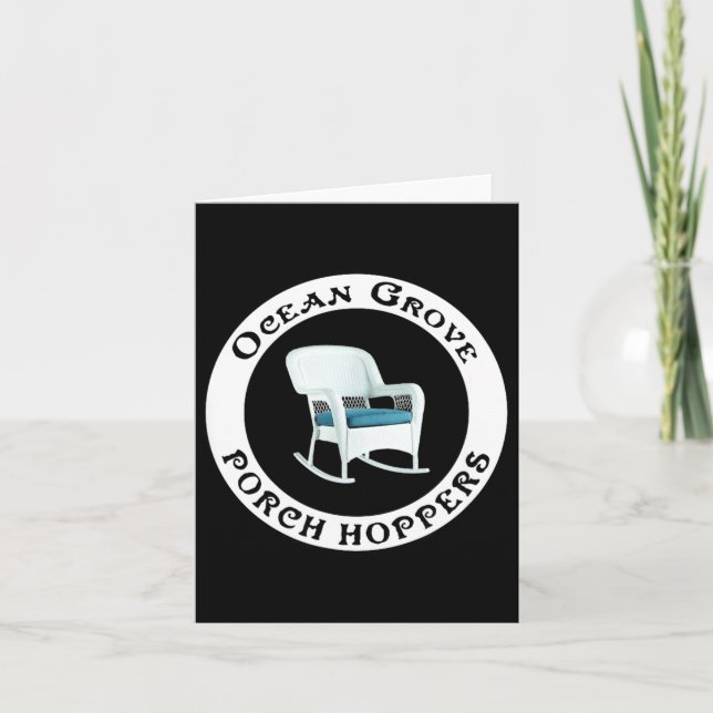 Cartão Ocean Grove Nj Rch Hopper Presente De Verão Praia  (Frente)