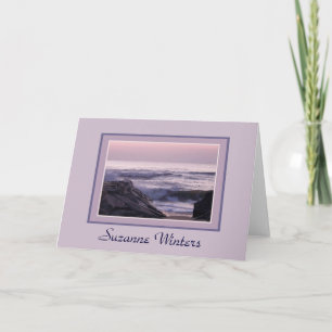 Cartão Ocean Sunrise Notecard