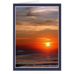 Cartão Ocean Sunrise OBX