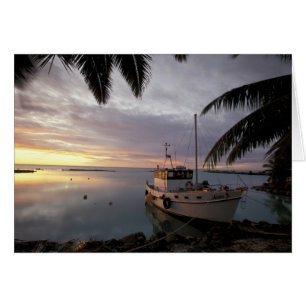 Cartão Oceânia, Polinésia, Ilhas Cook, Aitutaki,