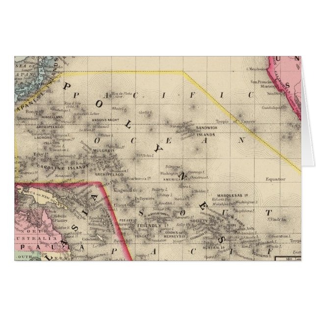 Cartão Oceânica, Ilhas Sandwich (Frente Horizontal)