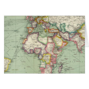 Cartão Oceano Índico, Oceano Atlântico