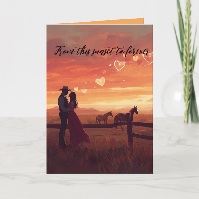 Cartão Ocidental do Dia dos Namorados (Frente)