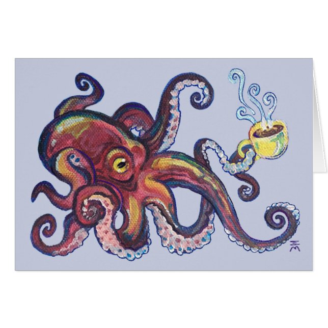 Cartão Octocafé (Frente Horizontal)