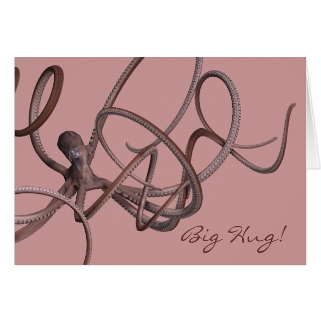 Cartão Octopus gigante (Frente Horizontal)