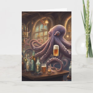 Cartão Octopus Whimsso Apreciação do bartender