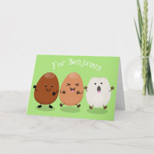 Cartão Óculos caianos, bonitos, ilustração engraçada 