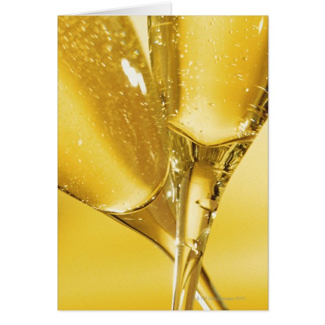Cartão Óculos de champanhe (Frente)