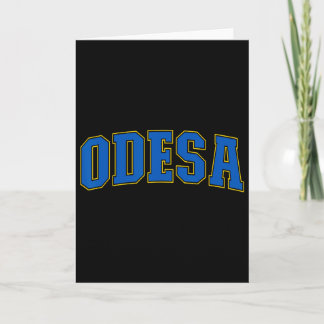 Cartão Odesa Ukraine Lovers Patriotic Proud Ukrainian Ode