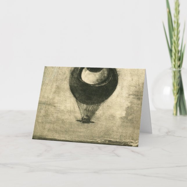 Cartão Odilon Redon Edgar Allan Poe (Frente)