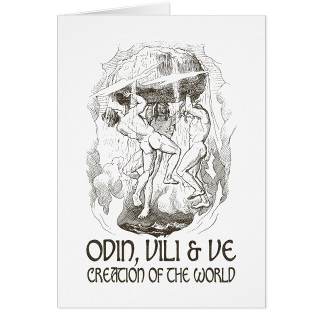 Cartão Odin, Vili e VE (Frente)