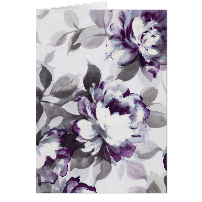 Cartão odor de Rosas de ameixa (Frente)